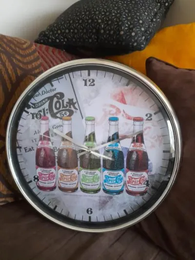 Pendule publicitaire pepsi cola - photo 4