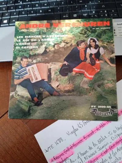 45 t andré verchuren - CD, DVD & Vinyles - Saint-Satur (18300)