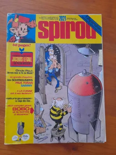 Spirou hebdomadaire n° 2021 - 40 e année - Livres - Saint-Satur (18300)