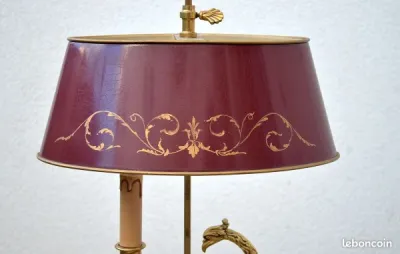 Lampe bouillotte empire directoire lucien gau - photo 2