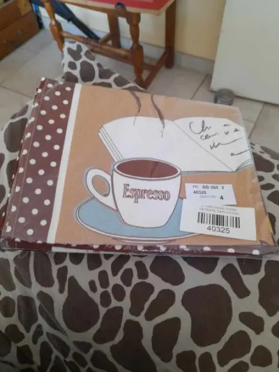 3 torchons - essuie-mains detente capuccino - photo 2