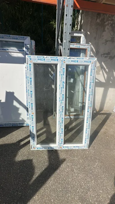 Fenêtre pvc blanc deux vantaux - photo 2