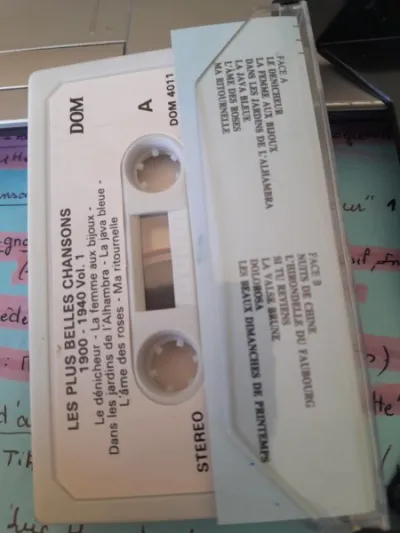 Cassette audio " les plus belles chansons 1900-194 - photo 2