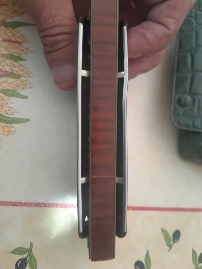 Harmonica chromatique vintage "M.Hohner " - photo 4