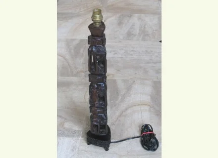 Pied de lampe africain - Décoration - Maule (78580)