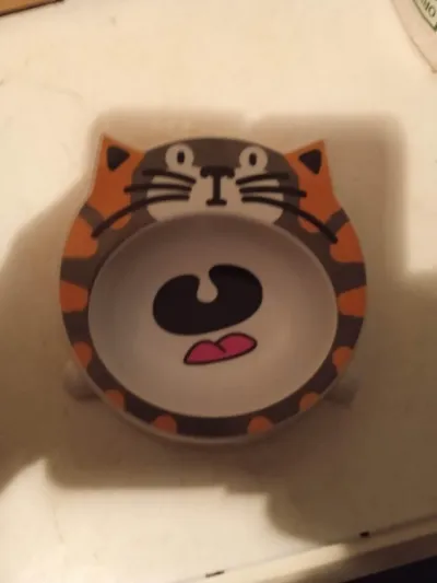 Gamelle pour chat " tete de chat " - photo 2