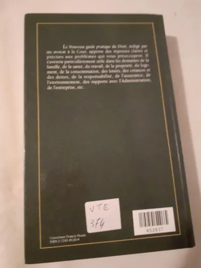 Livre " le nouveau guide pratique du droit " - Livres - Saint-Satur (18300)