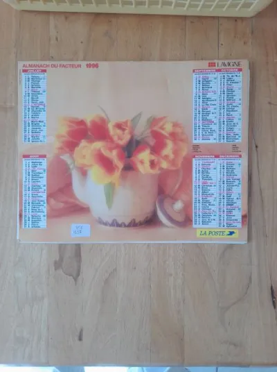 Almanach du facteur 1996 - Collection - Saint-Satur (18300)