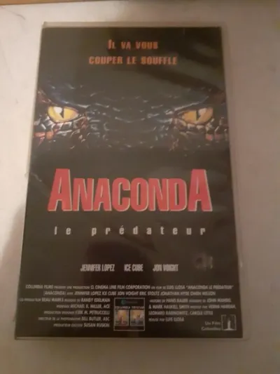 Cassette vhs "anaconda " - CD, DVD & Vinyles - Saint-Satur (18300)