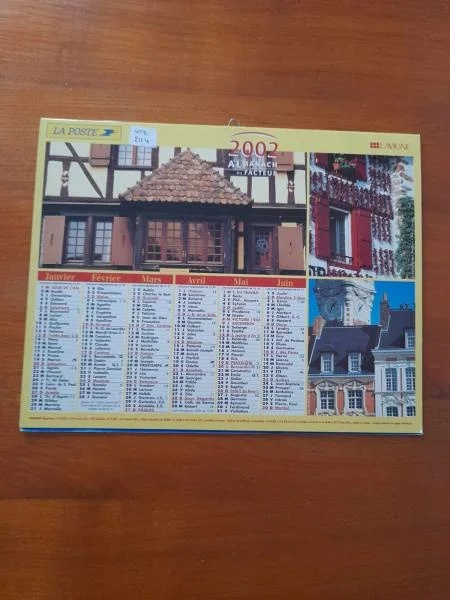 Almanach du facteur 2002 - la poste - Collection - Saint-Satur (18300)