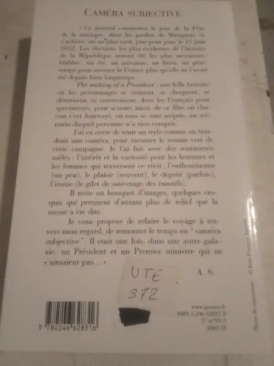 Livre anne sinclair" caméra subjective " - photo 2
