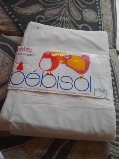 Alèze matelassée - potège matelas 80 x 132 cm - Meubles