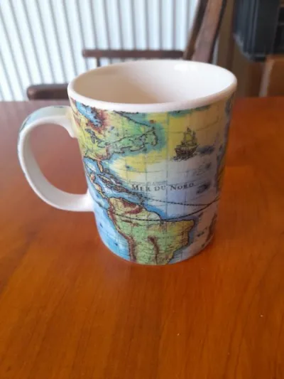 1 mug map monde " cardely 's globe " - photo 2