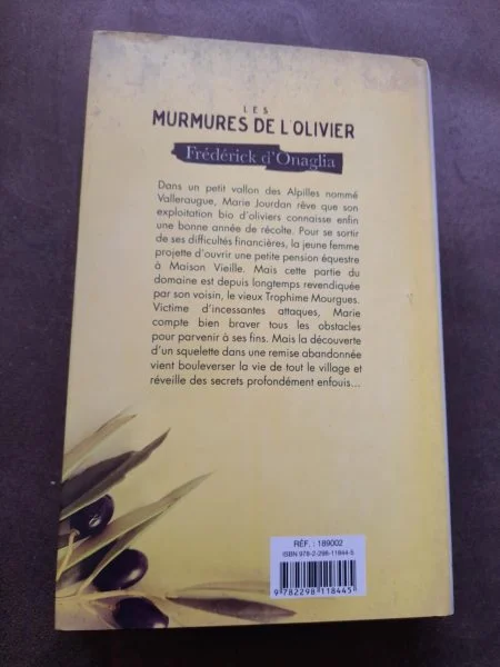 Les murmures de l' olivier - frederick d' onaglia - Livres - Saint-Satur (18300)
