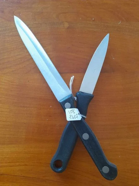 2 couteaux de cuisine inox - Collection - Saint-Satur (18300)