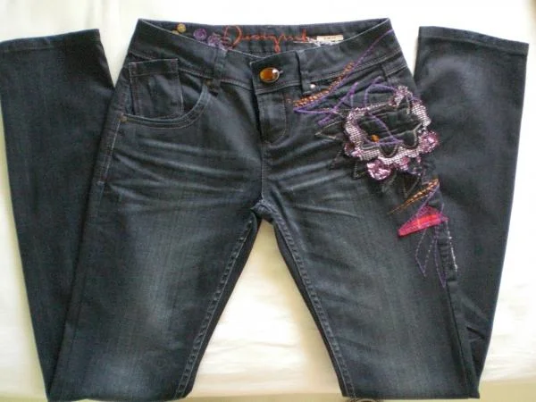 Jean desigual ou revers ou kaporal t.38 original - Vêtements Femme - Sochaux (25600)