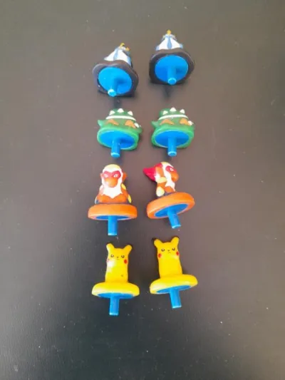 Lot 8 figurines pour jeu de société pokémon diamon - photo 3