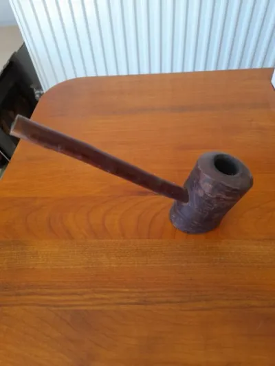 Ancienne pipe en bois artisanale - fait main - photo 4