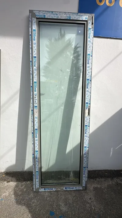 Porte fenêtre en alu un vantail H 2440 / L 990 - Bricolage