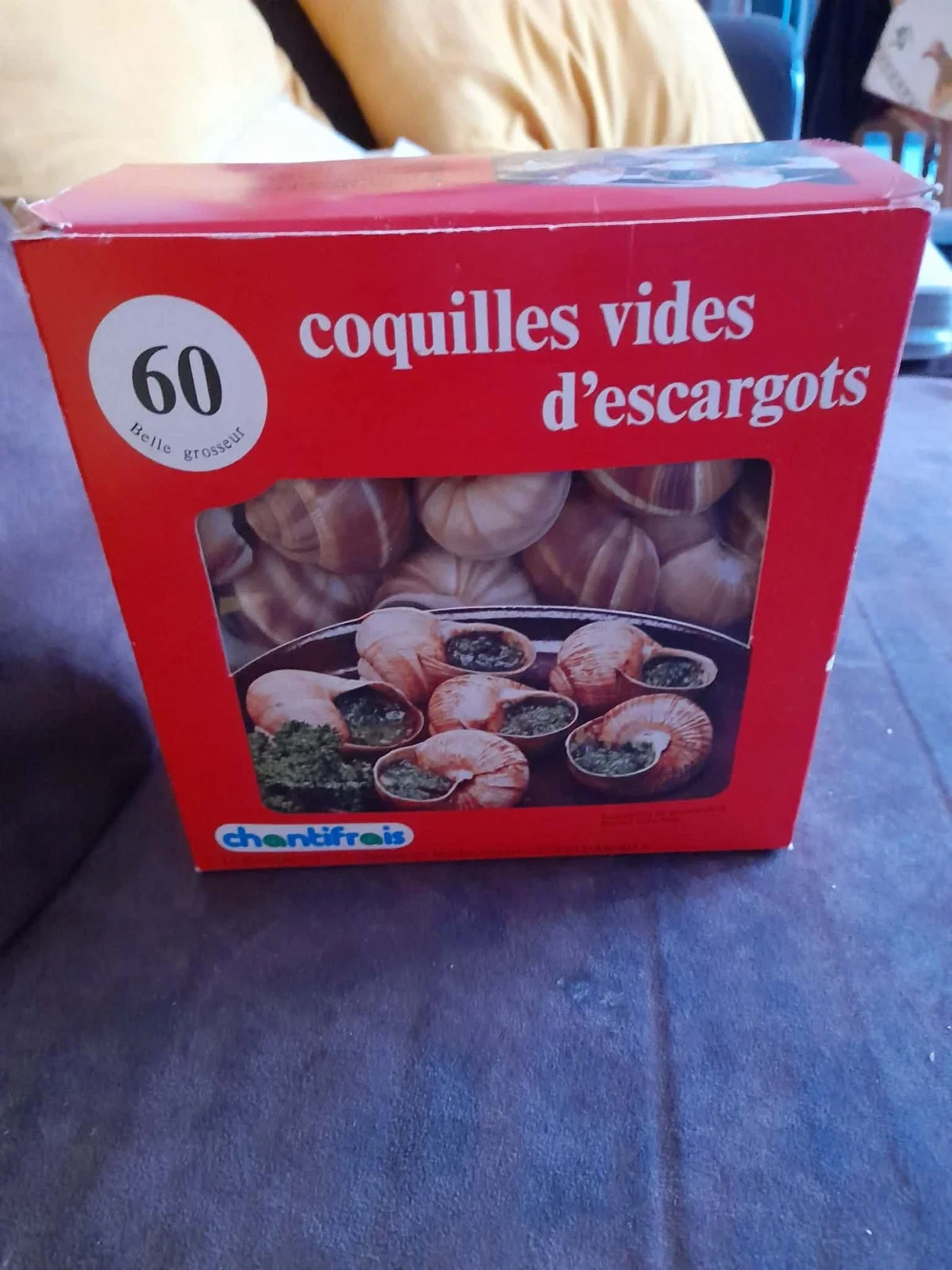 Chantifrais - Boite de 44 coquilles d' Escargots - Arts de la Table - Saint-Satur (18300)