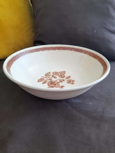 Grand Saladier ou Plat Creux en Grès Beige Mouchet - photo 3