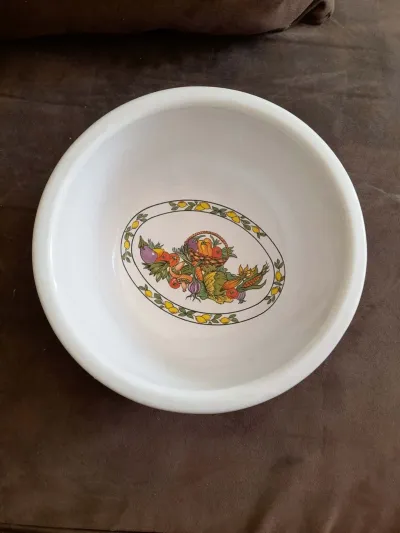 Saladier de Service Rond en Céramique Blanc - Arts de la Table - Saint-Satur (18300)