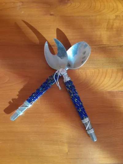 Ensemble couverts à salade - Collection - Saint-Satur (18300)