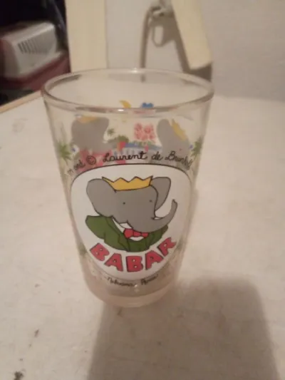 Verre a moutarde babar - Collection - Saint-Satur (18300)