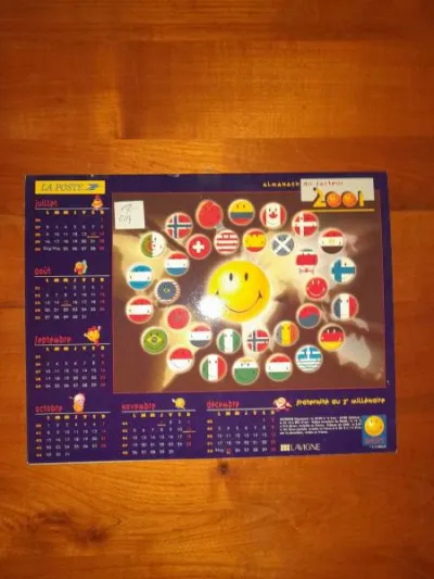 Almanach du facteur 2001 - la poste - smiley - photo 4