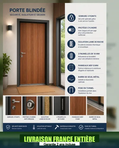 Porte blindée pour projet de rénovation - photo 2