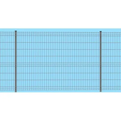 Panneau de cloture rigide gris ferro bulloni lario - photo 2