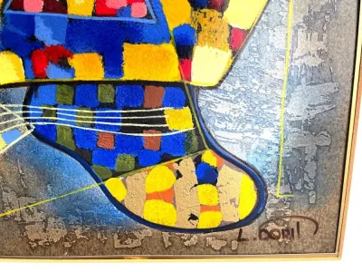 Sérigraphie en édition limitée "Meditating" - photo 2