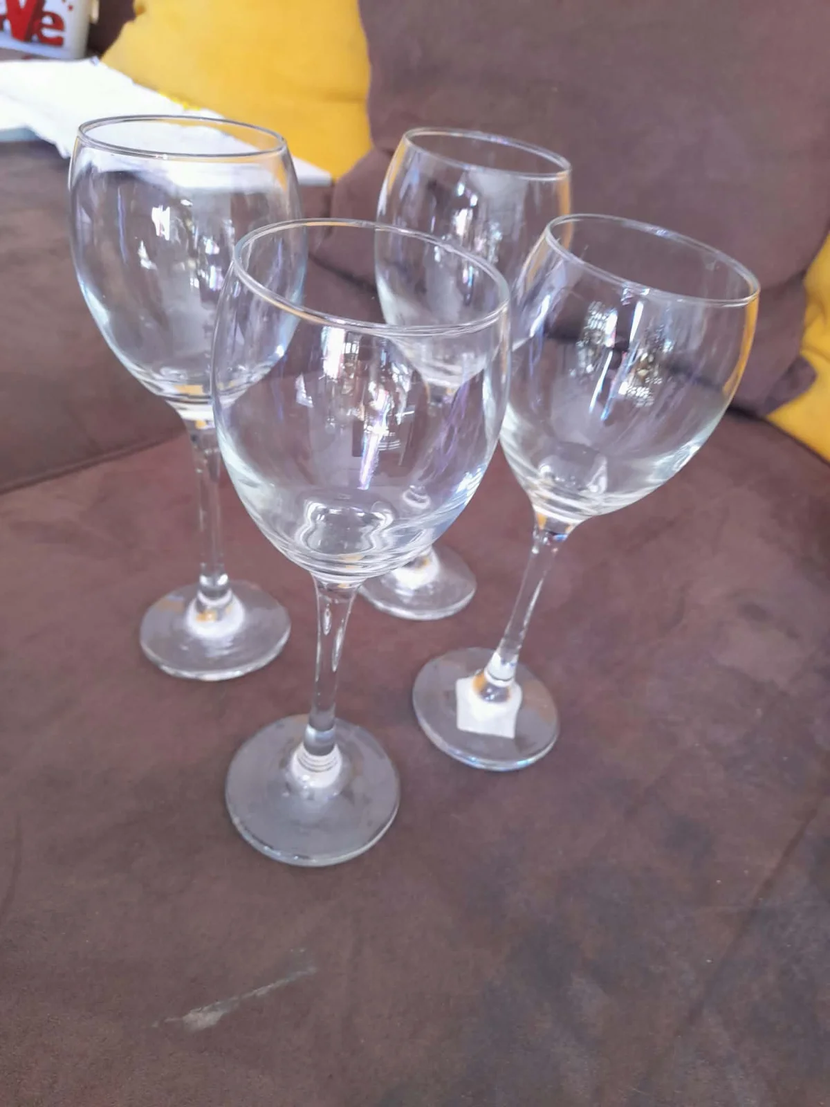 Lot 4 Verres à Vin Transparents Classique - Arts de la Table - Saint-Satur (18300)