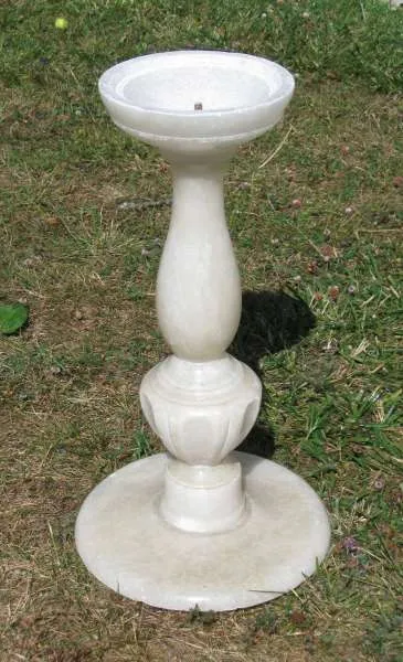 Pied de guéridon en albâtre - photo 2