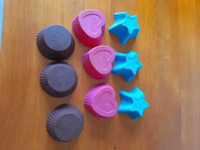 Lot 9 moules individuels en silicone - photo 2