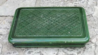 Dessus de poêle en faïence ancien - Collection - Maule (78580)