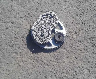 Kit chaine suzuki 650 gsf 2005 - photo 2