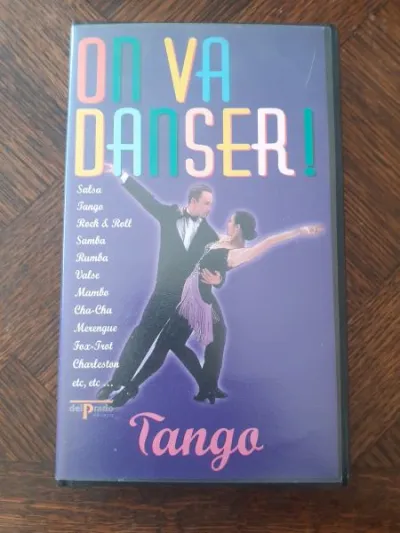 Cassette vhs "on va danser" tango - CD, DVD & Vinyles - Saint-Satur (18300)