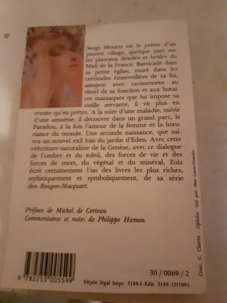 Livre zola " la faute de l'abbé mouret" - Livres - Saint-Satur (18300)