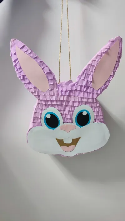 Pinata Lapin Pâques Fait Main Neuf [H47xP10xL30CM] - Jeux & Jouets - Bussy-Saint-Georges (77600)