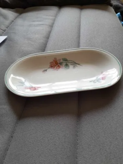 Petit plateau ovale apéritif en céramique - déco f - photo 3