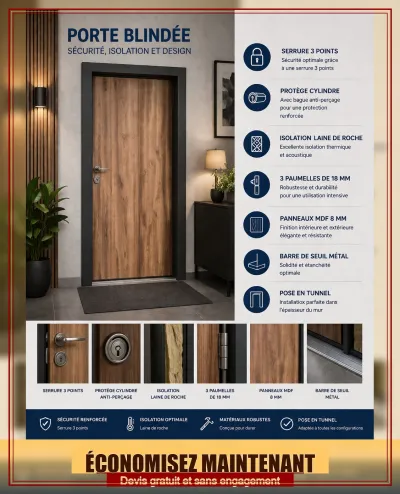 Porte blindée pour protéger votre logement - photo 2