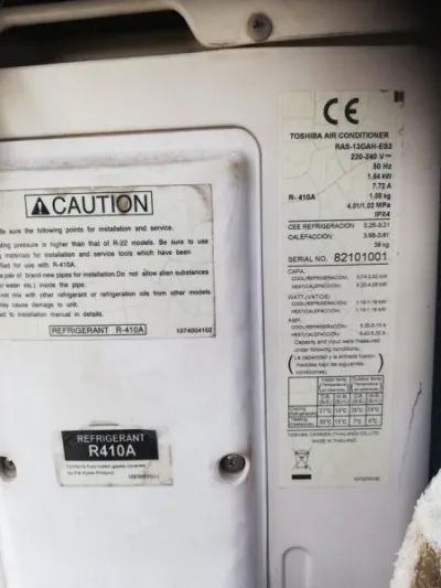 Climatiseur réversible monosplit toshiba 40w - photo 4
