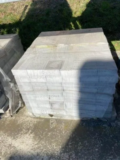 Pavé les vosges brute 15x15x6cm gris nuancé ep.6cm - photo 2