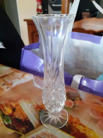 Vase en verre 18 cm - Décoration - Saint-Satur (18300)