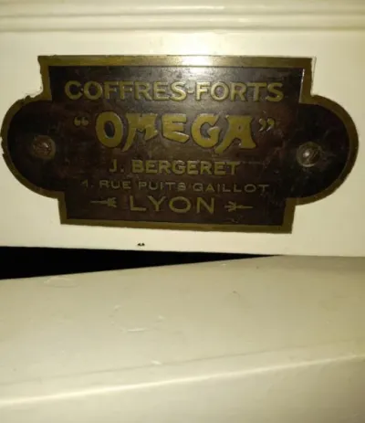 Coffre fort vintage omega 79x61 x 144 cm poids au - photo 2