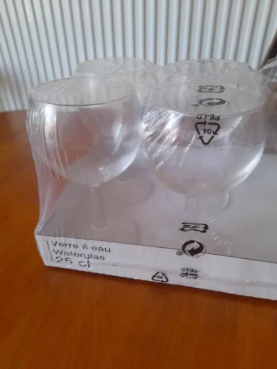 4 verres ballons à eau - photo 3