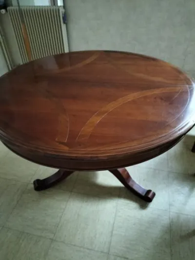 Table ronde avec rallonges - Meubles - Trégunc (29910)