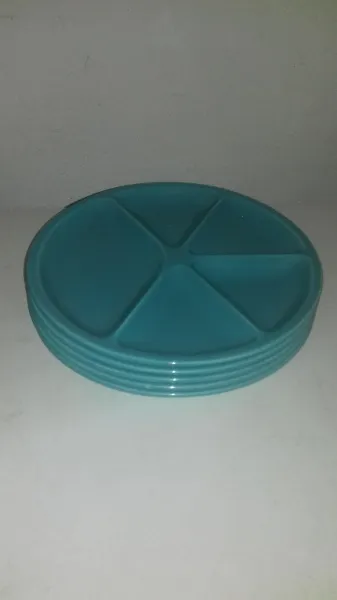 5 assiette à fondu " le crezet " - Collection - Saint-Satur (18300)