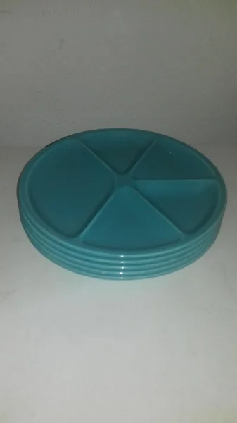 5 assiette à fondu " le crezet " - Collection - Saint-Satur (18300)